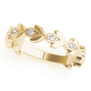 Nature Inspired Floral Shape Stackable Ring in Gold