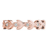 Nature Inspired Floral Shape Stackable Ring in Gold