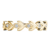 Nature Inspired Floral Shape Stackable Ring in Gold