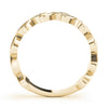 Nature Inspired Floral Shape Stackable Ring in Gold