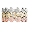 Nature Inspired Floral Shape Stackable Ring in Gold