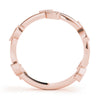 Nature Inspired Leaf Shape Fashion Band in Gold