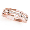 Round Diamond Fashion Band in Gold
