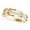 Round Diamond Fashion Band in Gold