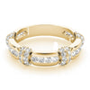Round Diamond Fashion Band in Gold