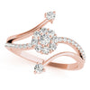 Round Diamond Fashion Band in Gold