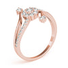 Round Diamond Fashion Band in Gold