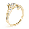 Round Diamond Fashion Band in Gold