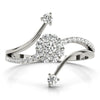 Round Diamond Fashion Band in Gold