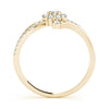Round Diamond Fashion Band in Gold