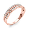 Double Row Fashion Band in Gold
