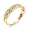 Double Row Fashion Band in Gold