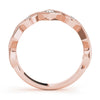 Vintage Alternating Marquise & Square Milgrain Fashion Ring in Gold
