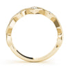 Vintage Alternating Marquise & Square Milgrain Fashion Ring in Gold