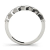 Square Shaped Milgrain Stackable Ring in Gold
