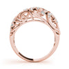 Prong Set Filigree Fashion Rings in Gold