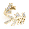 Nature Inspired Bypass Fashion Ring in Gold