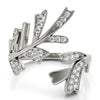 Nature Inspired Bypass Fashion Ring in Gold