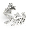 Nature Inspired Bypass Fashion Ring in Gold