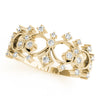 Vintage Inspired Milgrain Filigree Fashion Rings in Gold