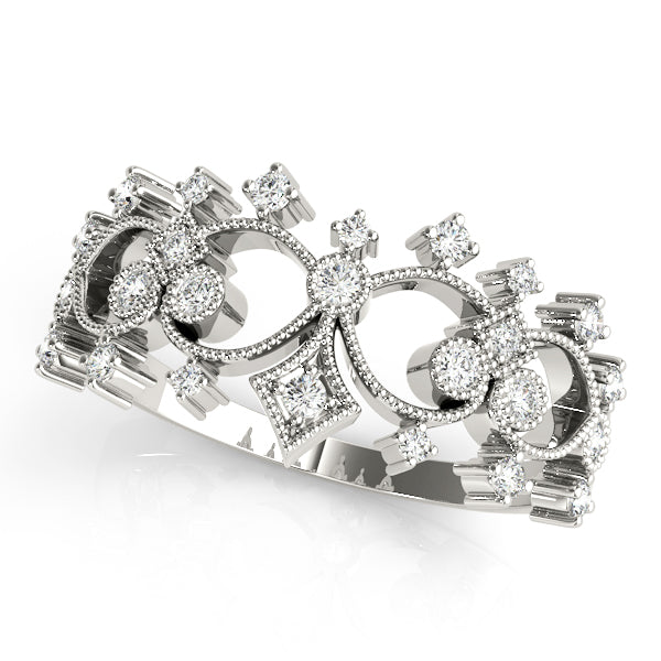 Vintage Inspired Milgrain Filigree Fashion Rings in Gold