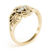 Vintage Inspired Milgrain Filigree Fashion Rings in Gold
