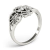 Vintage Inspired Milgrain Filigree Fashion Rings in Gold