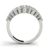 Multirow Prong Set Fashion Ring in Gold