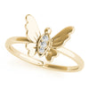 Butterfly Fashion Ring in Gold