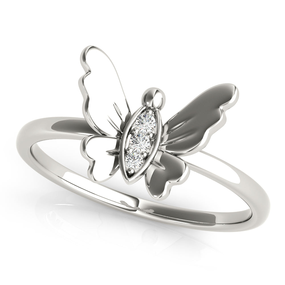 Butterfly Fashion Ring in Gold