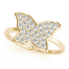 Butterfly Fashion Ring in Gold