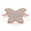 Butterfly Fashion Ring in Gold