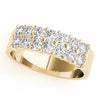 Two Row Band in Gold