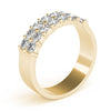 Two Row Band in Gold