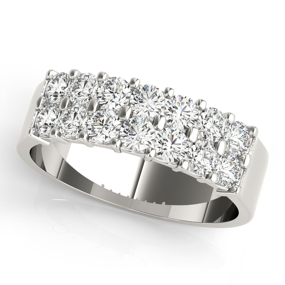 Two Row Band in Gold