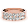 Two Row Band in Gold