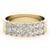 Two Row Band in Gold