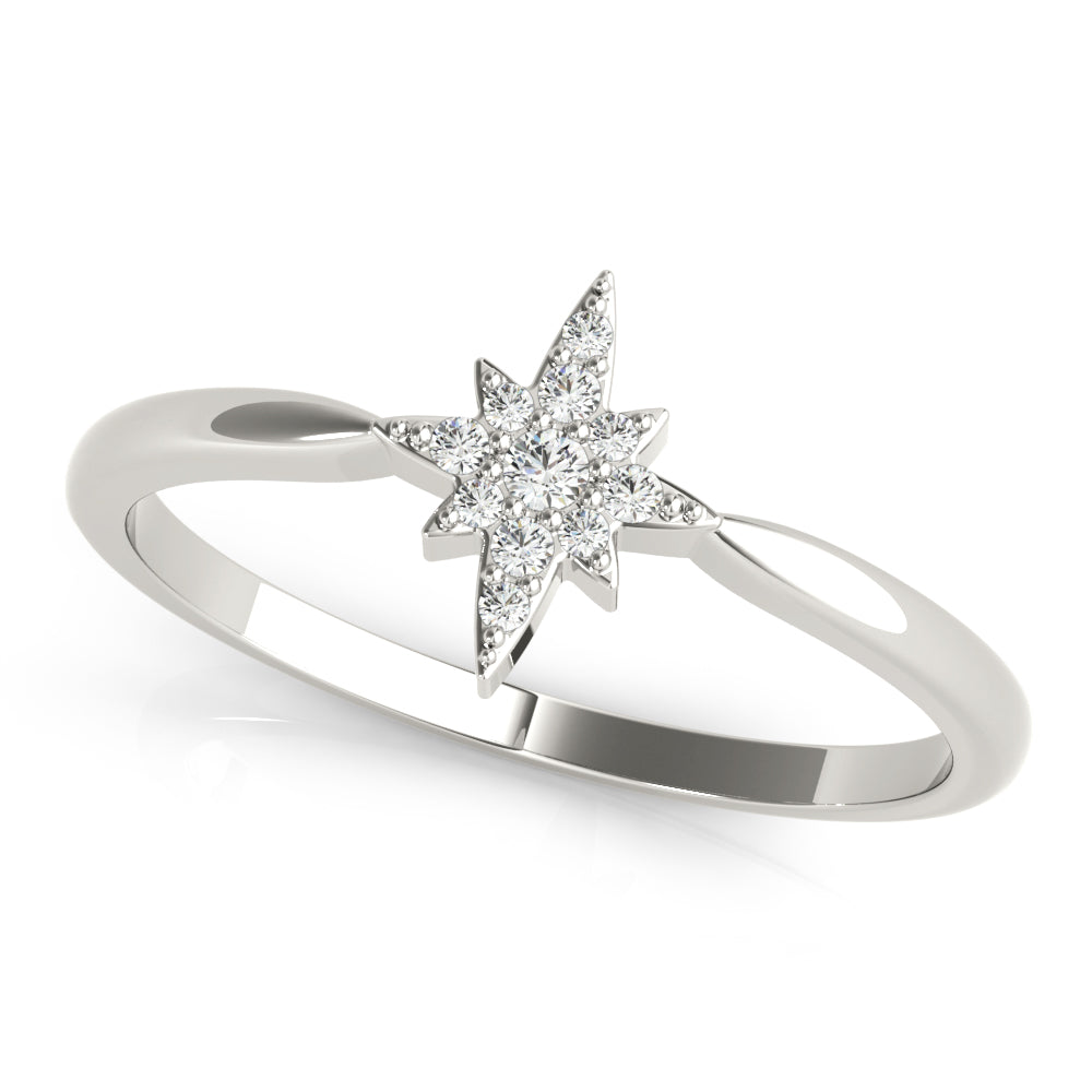 Round Diamond Fashion Ring in Gold