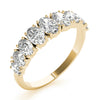 9 Stone Band Ovals in Gold (1 cttw)