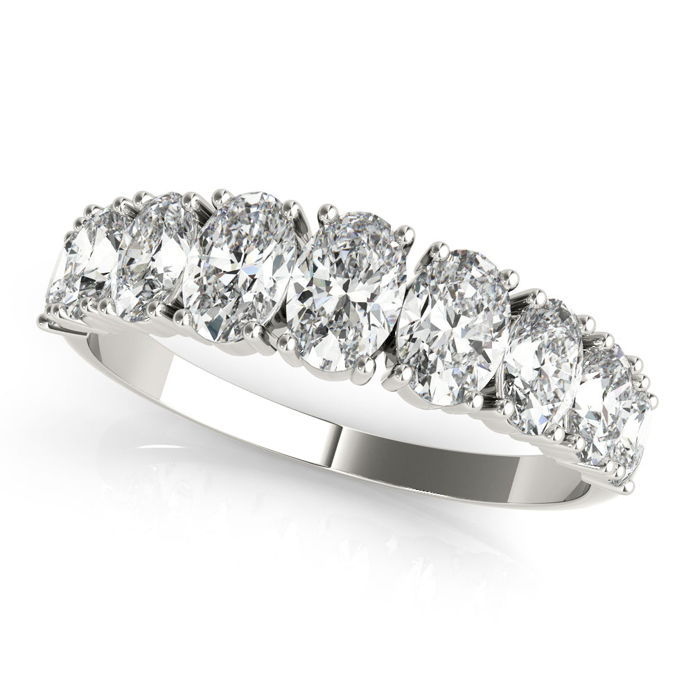 9 Stone Band Ovals in Gold (1 cttw)