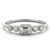 5-Stone Emerald Cut & Round Fashion Ring in Gold