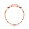 5-Stone Emerald Cut & Round Fashion Ring in Gold