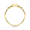 5-Stone Emerald Cut & Round Fashion Ring in Gold