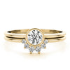 Bezel Set Fashion Ring in Gold