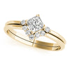 Fashion Ring Square Center in Gold