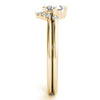 Fashion Ring Square Center in Gold