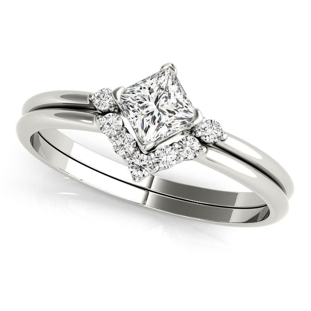 Fashion Ring Square Center in Gold
