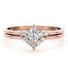 Fashion Ring Square Center in Gold