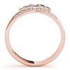 Fashion Ring Round & Straight Baguette in Gold