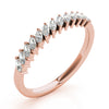Marquise Stackable Fashion Band in Gold